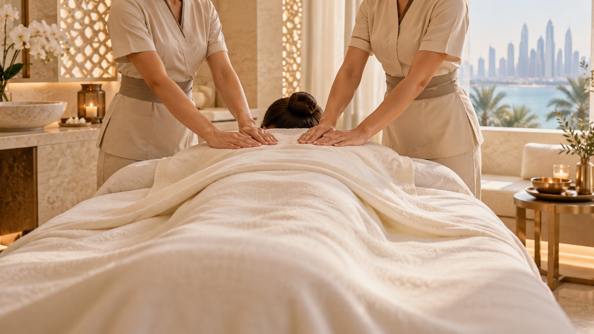 How a Four-Hand Massage Doubles Your Relaxation at UAE Luxury Spas
